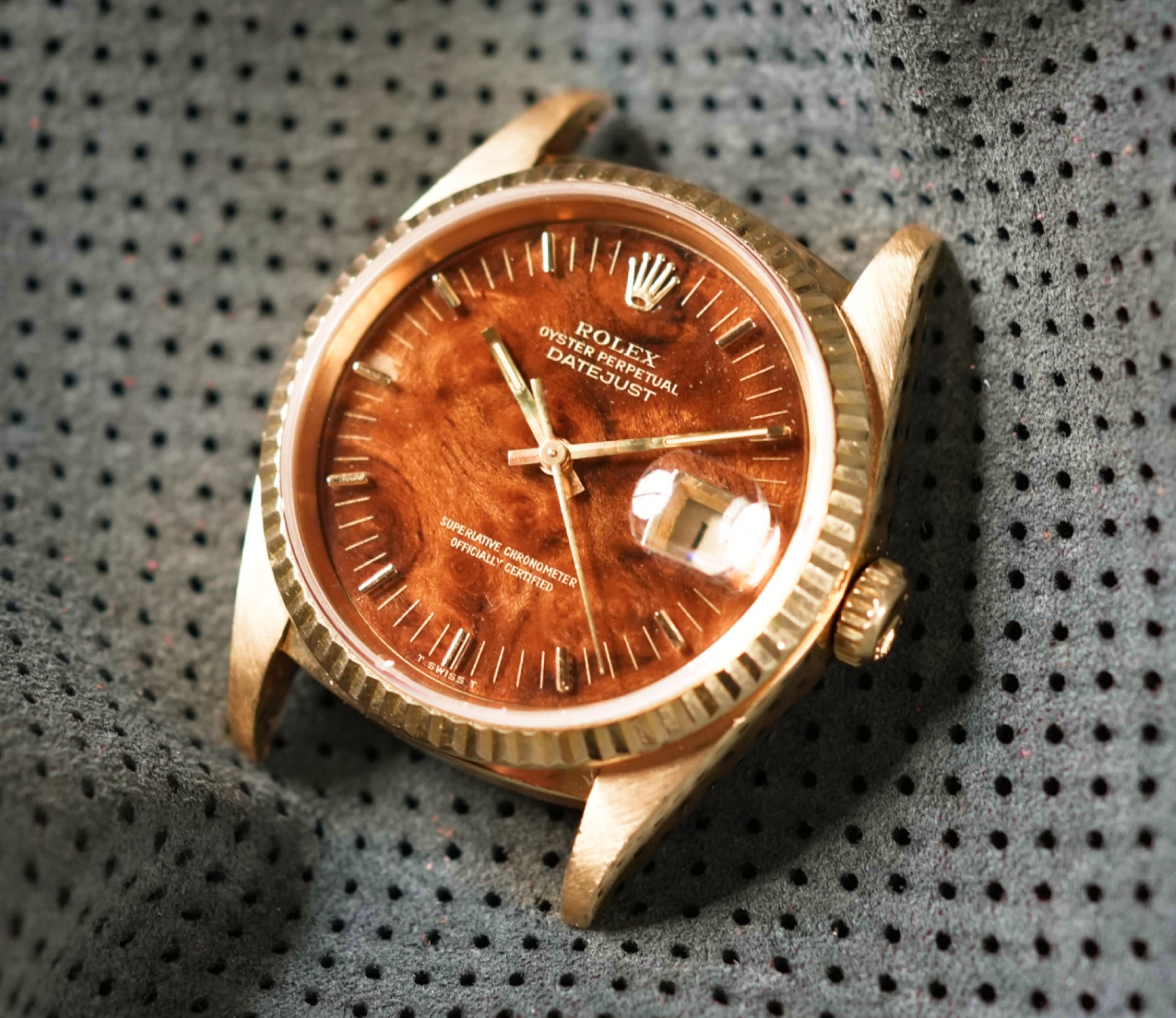 16238 Rolex Datejust YG Wood (LB6720) – Vintage Watch | Le Bohemian